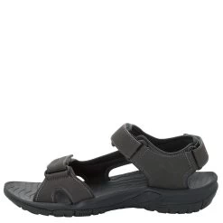 Jack Wolfskin Men's Lakewood Cruise Sandal - Phantom -Fashionable Man mns lakewood sandal phantom 1