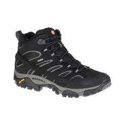Merrell Men’s Moab 2 Gore-Tex Mid Walking Boots– Black -Fashionable Man mns moab 2 mid gtx black 2