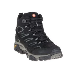 Merrell Men’s Moab 2 Gore-Tex Mid Walking Boots– Black -Fashionable Man mns moab 2 mid gtx black 5