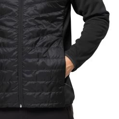 Jack Wolfskin Men's Routeburn Pro Hybrid Quilted Jacket - Black -Fashionable Man mns routeburn pro hybrid black 1