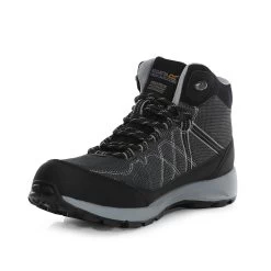 Regatta Men’s Samaris Lite Mid Walking Boots – Black/Dark Steel -Fashionable Man mns samaris lite mid blackdkstl 3