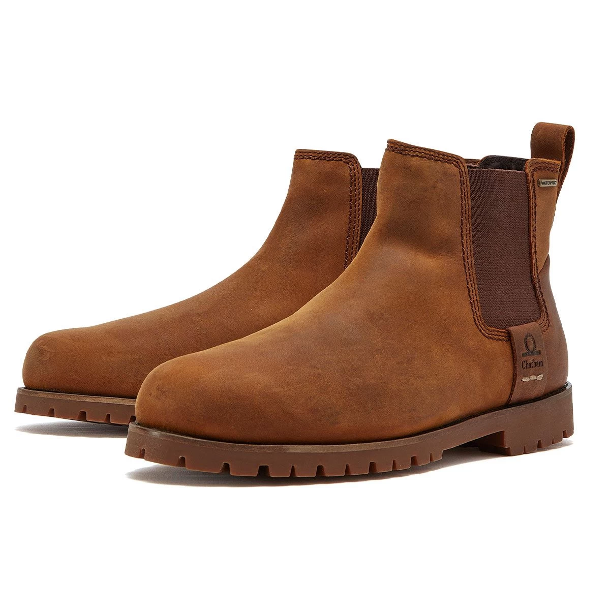 Chatham Men’s Southill Chelsea Boots – Walnut 1 Chatham Men’s Southill Chelsea Boots – Walnut