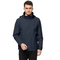 Jack Wolfskin Men's Stormy Point Jacket - Night Blue