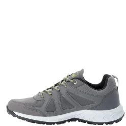 Jack Wolfskin Men's Woodland 2 Texapore Low Walking Shoes - Pebble Grey -Fashionable Man mns wland 2 texapore low peb 1