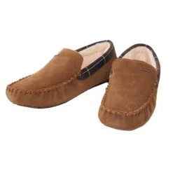 Barbour Men's Monty Slippers - Camel -Fashionable Man monty slippers camel 2