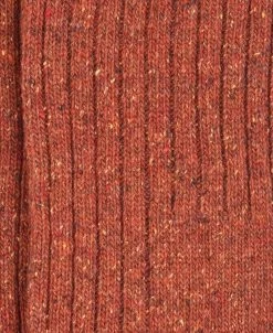 Barbour Men's Houghton Sock - Burnt Orange -Fashionable Man mso0091or35 09swatch