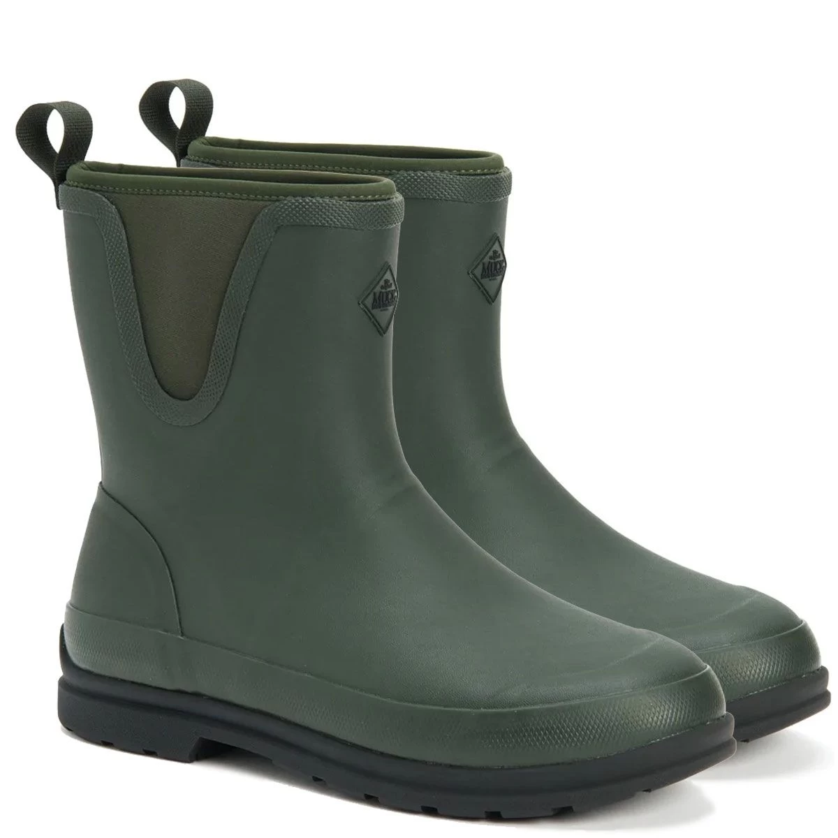 Muck Boots Originals Pull-On Short Wellington Boots - Green 10 Muck Boots Originals Pull-On Short Wellington Boots - Green - Image 10