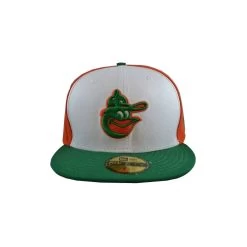 New Era World Baltimore Orioles Cap - White/Orange