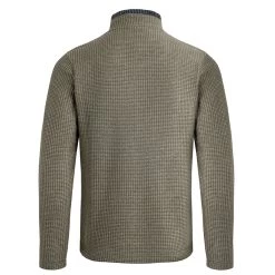 Weird Fish Men's Newark ¼ Zip Textured Grip Fleece - Dark Olive -Fashionable Man nwarkeco 14 zip grdflce drkolv 6