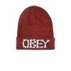 OBEY Brigade Beanie - Burgundy