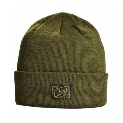 OBEY Jobber Beanie - Heather Army