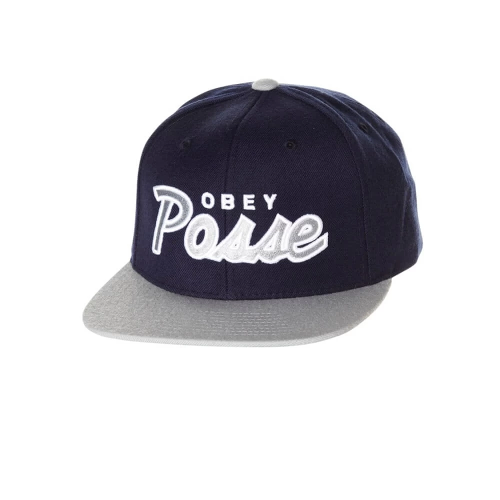 OBEY Posse Snap Navy/Grey 1 OBEY Posse Snap Navy/Grey