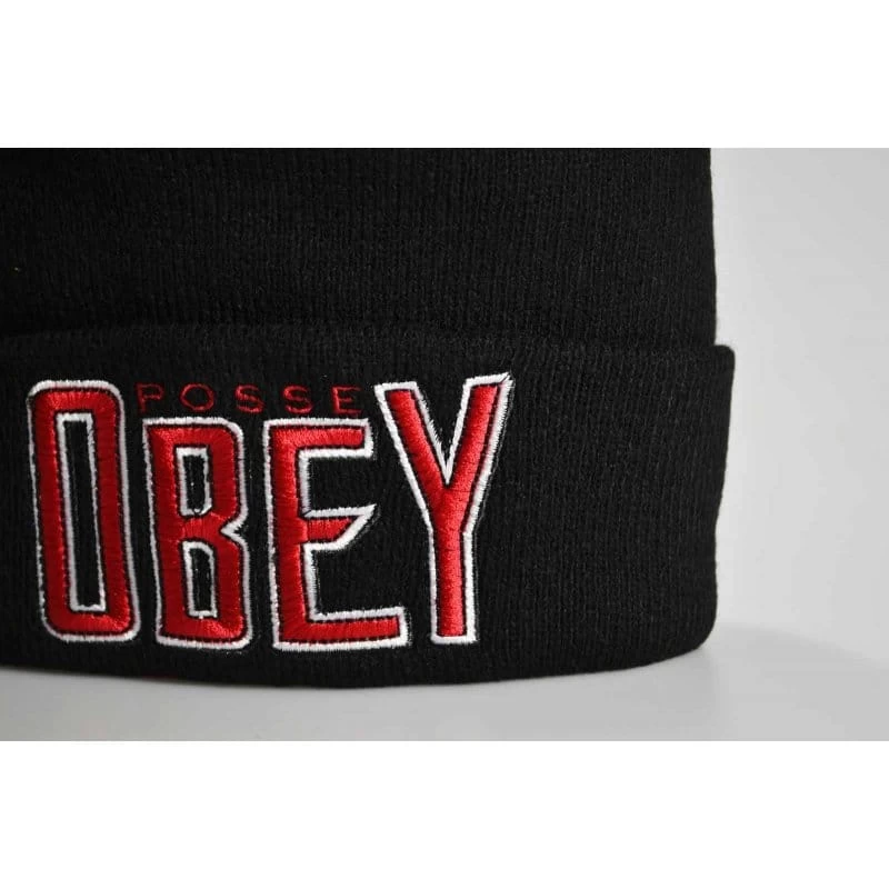 OBEY Propaganda Beanie - Black 2 OBEY Propaganda Beanie - Black - Image 2