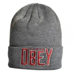 OBEY Propaganda Beanie - Heather Grey