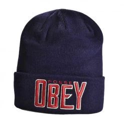 OBEY Propaganda Beanie - Navy