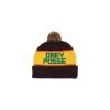 OBEY Sonic Pom Beanie - Brown/Yellow