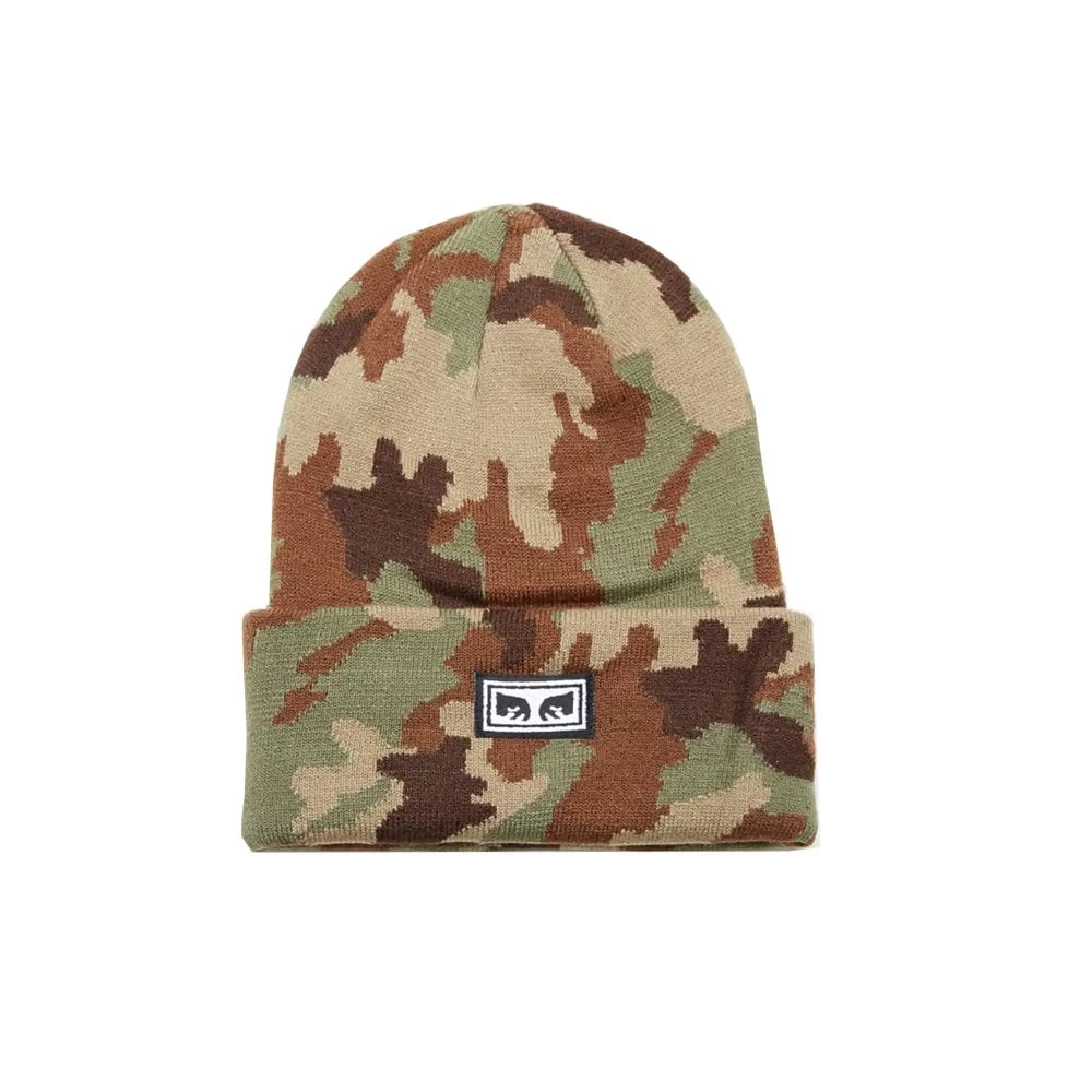 OBEY Study Beanie - Field Camo 1 OBEY Study Beanie - Field Camo