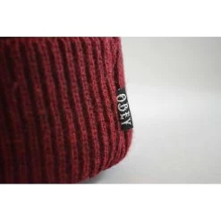 OBEY Timers Beanie - Burgundy -Fashionable Man obey timers beanie burgundy p55050 90815 image