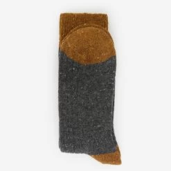Barbour Houghton Socks – Charcoal / Ochre 8 Barbour Houghton Socks – Charcoal / Ochre -Fashionable Man ochre socks 4