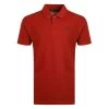 Weird Fish Men's Miles Pique Polo Shirt - Foxberry