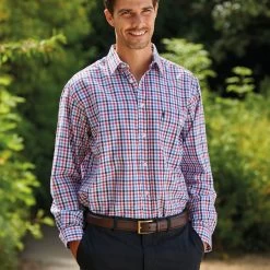 Champion Men's Lyndhurst Long Sleeved Shirt - Red 9 Champion Men's Lyndhurst Long Sleeved Shirt - Red -Fashionable Man promo lyndhurst ls shirt red 2 1