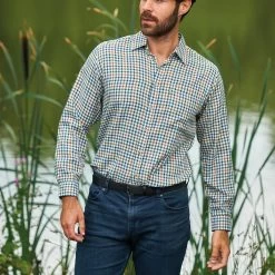 Champion Men’s York Long Sleeved Shirt - Brown