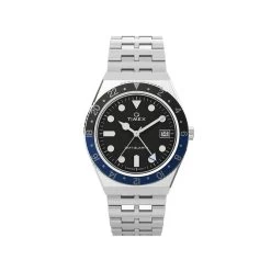 TIMEX Q Timex GMT 38mm Stainless Steel Watch -Fashionable Man q timex gmt 38mm stainless steel watch p112718 545351 image