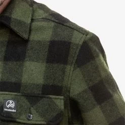 Swanndri Men’s Ranger Extreme Wool Shirt - Olive/Black Check 7 Swanndri Men’s Ranger Extreme Wool Shirt - Olive/Black Check -Fashionable Man ranger extreme v3 olvblk check m 2
