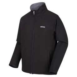 Regatta Men’s Cera V Wind Resistant Softshell Walking Jacket – Black -Fashionable Man regatta men s cera v wind resistant softshell walking jacket black 3