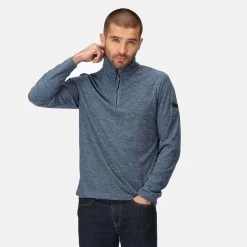 Regatta Men's Edley Ribbed Fleece - Grey Mirage -Fashionable Man regatta men s edley ribbed fleece grey mirage 1 1