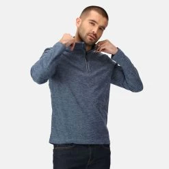 Regatta Men's Edley Ribbed Fleece - Grey Mirage -Fashionable Man regatta men s edley ribbed fleece grey mirage 4