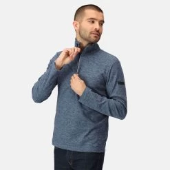 Regatta Men's Edley Ribbed Fleece - Grey Mirage -Fashionable Man regatta men s edley ribbed fleece grey mirage 5