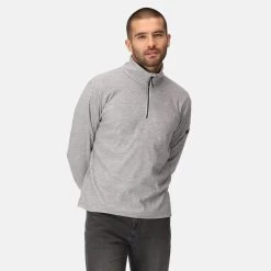 Regatta Men's Edley Ribbed Fleece - Silver Grey Marl