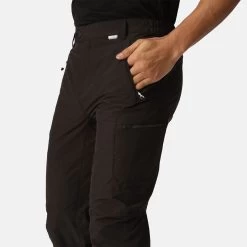 Regatta Men's Highton Walking Trousers - Black -Fashionable Man regatta men s highton walking trousers black 4