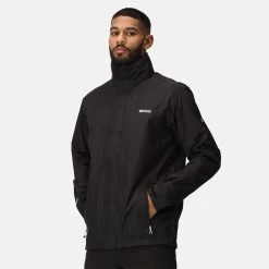 Regatta Men's Matt Waterproof Jacket - Black
