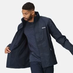 Regatta Men's Matt Waterproof Jacket - Navy -Fashionable Man regatta men s matt waterproof jacket navy 6 1