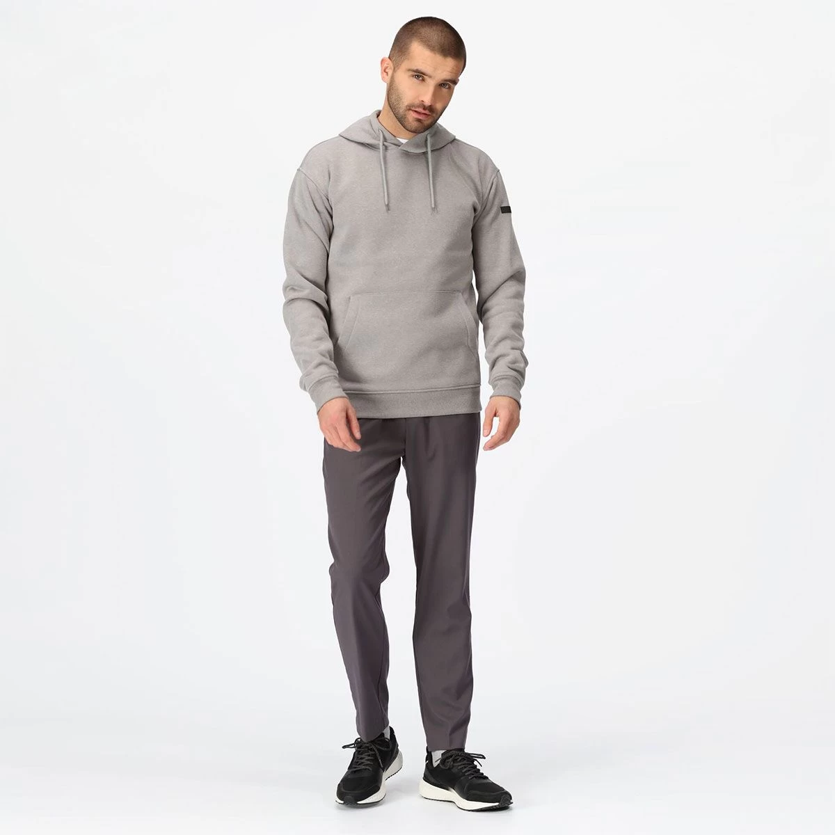 Regatta Men's Ortolan Hoody - Storm Grey Marl 4 Regatta Men's Ortolan Hoody - Storm Grey Marl - Image 4