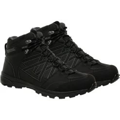 Regatta Men's Samaris II Mid Walking Boots – Black/Granite