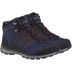 Regatta Men's Samaris Mid Ll Walking Boots - Navy/ Burnt Salmon -Fashionable Man regatta men s samaris mid ll walking boots navy burnt salmon 1