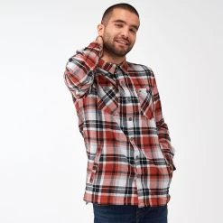 Regatta Men's Thamos Check Shirt - Burnt Henna/Storm Grey