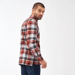 Regatta Men's Thamos Check Shirt - Burnt Henna/Storm Grey -Fashionable Man regatta men s thamos check shirt burnt henna storm grey 2