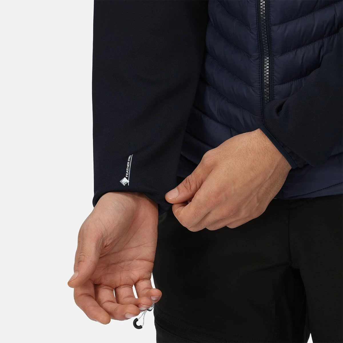 Regatta Men’s Andreson VII Hybrid Quilted Jacket - Navy 2 Regatta Men’s Andreson VII Hybrid Quilted Jacket - Navy - Image 2