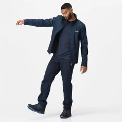 Regatta Men’s Cera V Wind Resistant Softshell Walking Jacket – Navy Marl -Fashionable Man regatta mens cera v wind resistant softshell walking jacket navy marl 4