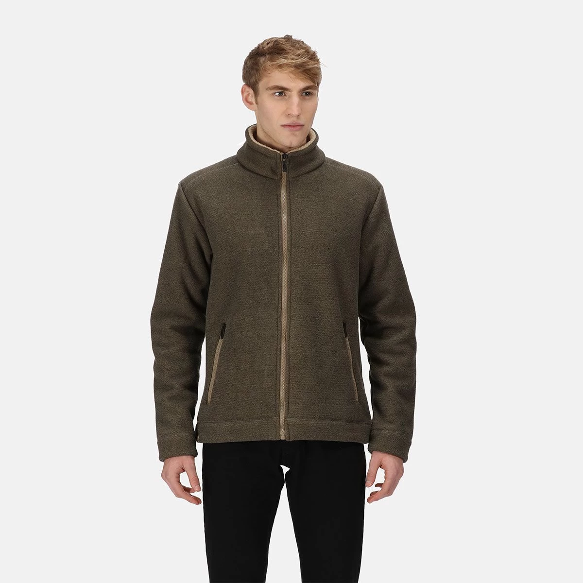 Regatta Men’s Garrian II Fleece – Gold Sand/Oat 8 Regatta Men’s Garrian II Fleece – Gold Sand/Oat - Image 8