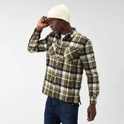 Regatta Men’s Thamos Check Shirt – Dark Khaki Check