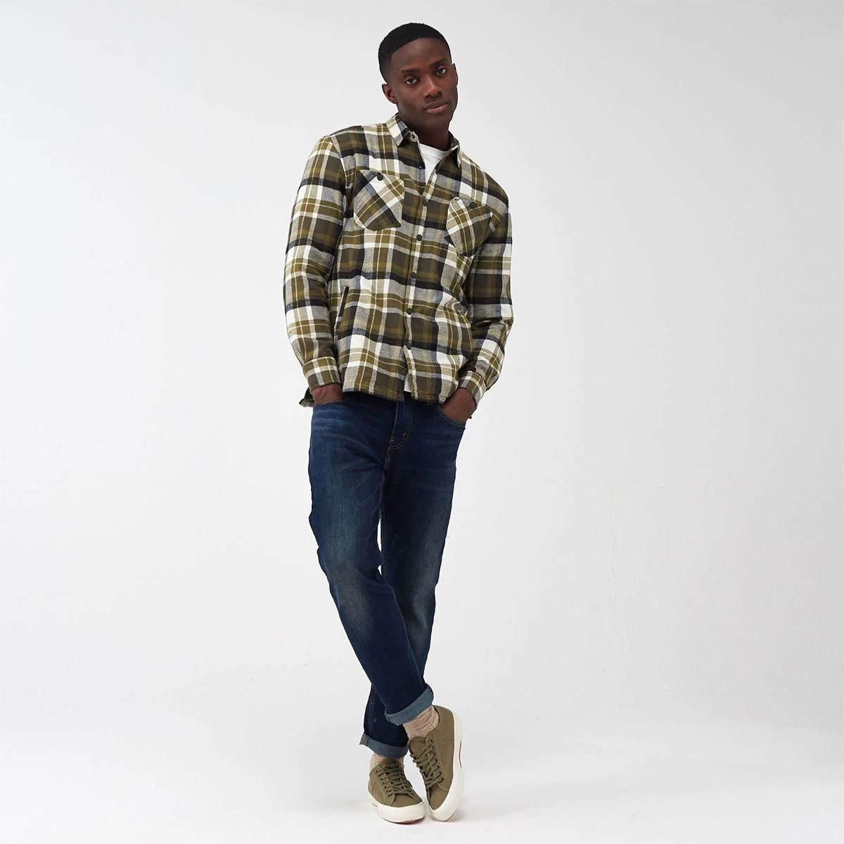 Regatta Men’s Thamos Check Shirt – Dark Khaki Check 8 Regatta Men’s Thamos Check Shirt – Dark Khaki Check - Image 8