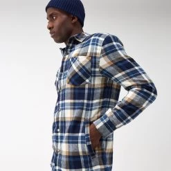 Regatta Men’s Thamos Check Shirt - Navy/ Gold Sand Check -Fashionable Man regatta mens thamos check shirt navy gold sand check 7