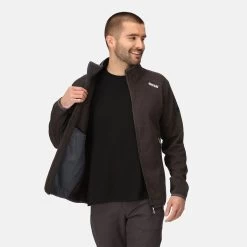 Regatta Men’s Torrens Full Zip Fleece – Black -Fashionable Man regatta mens torrens full zip fleece black 3