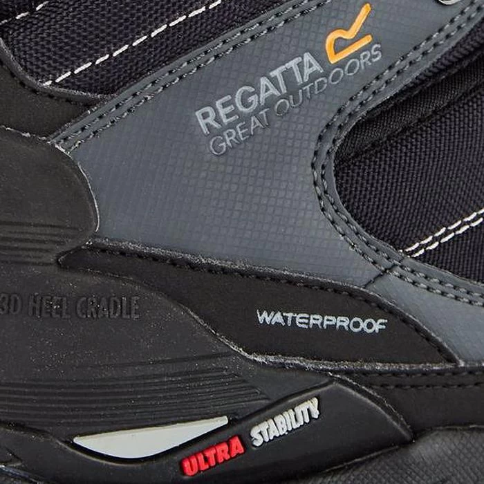 Regatta Men’s Samaris Pro Mid Walking Boots – Black/Briar - Image 6