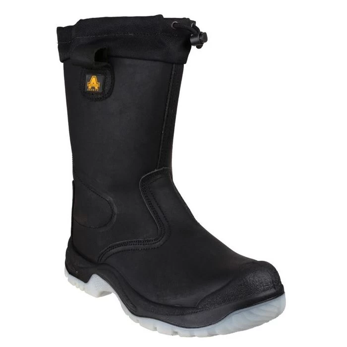 Amblers Men's FS209 Safety Rigger Boot, Fleece Lined - Black 3 Amblers Men's FS209 Safety Rigger Boot, Fleece Lined - Black - Image 3